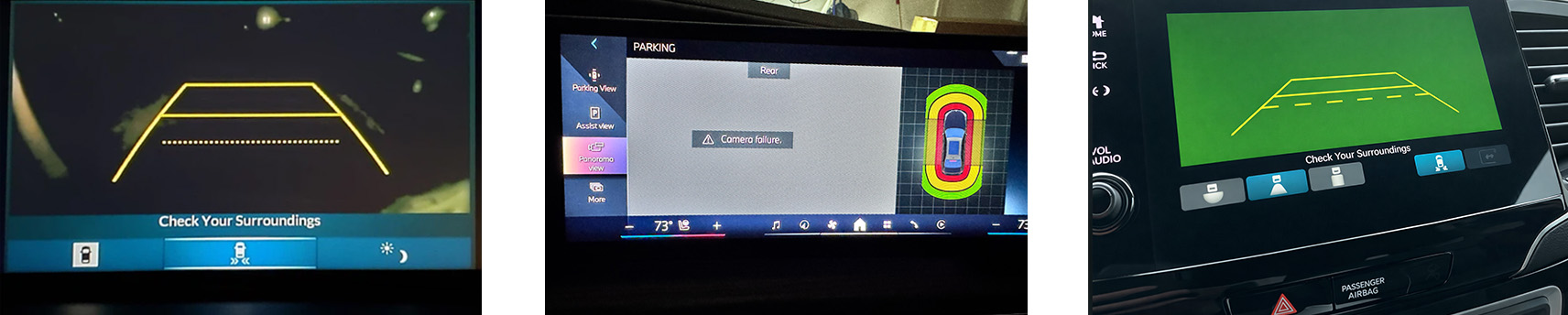 Lexus Backup Camera Failures